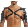 Generique Harnais avec Épaules Armors Simili noir